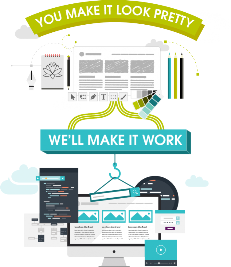 You make it look pretty, we'll make it work.